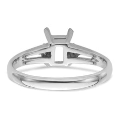 10K White Gold Diamond & Gemstone Ring Mounting (No Stones Included)