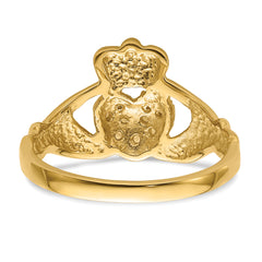 10K Claddagh Ring Mounting (No Stones Included)