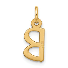 10k Large Slanted Block Initial B Charm
