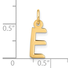 10k Large Slanted Block Initial E Charm