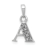 10KW Diamond Initial A Pendant