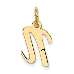 10k Small Script Initial N Charm
