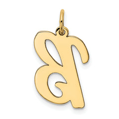 10k Large Script Letter B Initial Charm