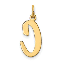10k Large Script Letter C Initial Charm