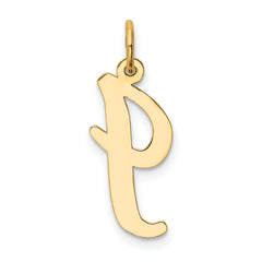 10k Large Script Letter I Initial Charm