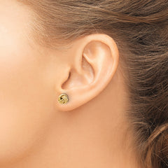 10K Love Knot Post Earring