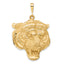 10k Tigers Head Pendant
