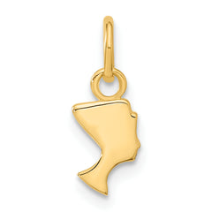10k Nefertiti Charm