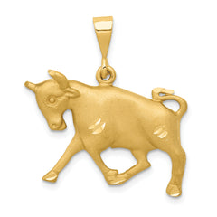 10k Taurus Zodiac Charm