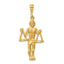 10k Libra Zodiac Charm