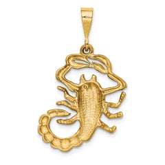 10k Scorpio Zodiac Charm