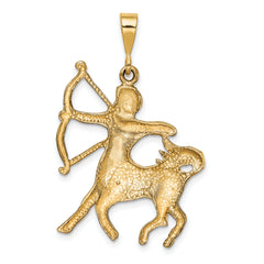 10k Sagittarius Zodiac Charm