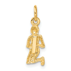 10k Virgo Zodiac Charm