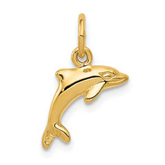 10k Dolphin Pendant