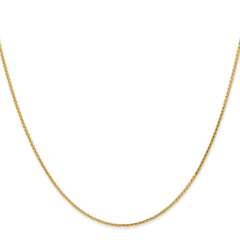 14K 1.0mm D/C Wheat Chain