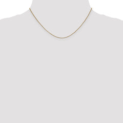 14K Rose Gold .8mm Spiga Chain