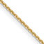 14 Karat 1.0 mm D/C Cable Chain | Sophia Jewelers