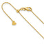 14K Adjustable 1.1mm D/C Cable Chain