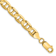 14K 7mm Concave Anchor Chain
