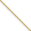 14K 1.05mm D/C Cable Chain