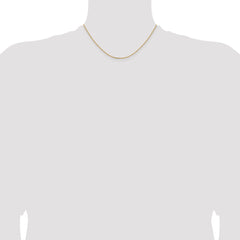 14K 1.4mm D/C Cable Chain