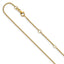 Cable Chain Necklace in 14K Yellow Gold, 1.4mm Adjustable, 18 Inch - Sophia Jewelers