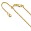 Spiga Wheat Chain Necklace in 14K Yellow Gold, 1mm Adjustable, 22 Inch - Sophia Jewelers