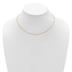 14K 1.15mm D/C Open Franco 1in+1in Adjustable Chain