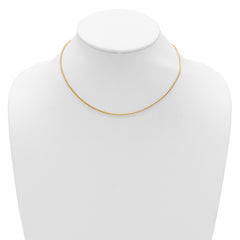 14K 1.65mm D/C Open Franco 1in+1in Adjustable Chain