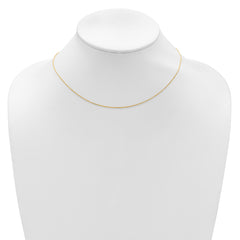 14K .65mm D/C Spiga 1in+1in Adjustable Chain