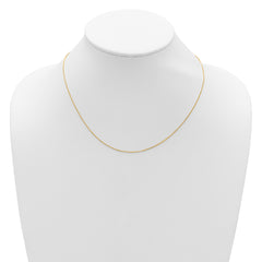 14K .65mm D/C Spiga 1in+1in Adjustable Chain