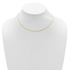 14K 1mm D/C Spiga 1in+1in Adjustable Chain