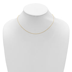 14k .85mm D/C Square Cable 1in+1in Adjustable Chain