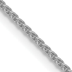 14K White Gold 1.0mm Spiga Chain