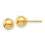 14K Polished 6mm Ball Post Earrings