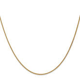 14K 1.2mm Spiga Chain