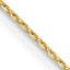 18K 1.5mm D/C Cable Chain
