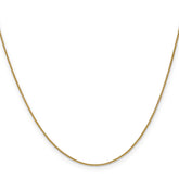 14K .8mm Spiga Chain