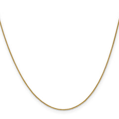14K .8mm Spiga Chain