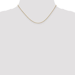 14K .8mm Spiga Chain