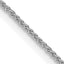 14K White Gold .8mm Spiga Chain