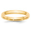 10 Karat Yellow Gold 3mm Beveled Edge Comfort Fit Wedding Band | Sophia Jewelers