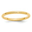 10 Karat Yellow Gold 2mm Standard Weight Comfort Fit Wedding Band | Sophia Jewelers