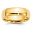 7.0mm 10K Yellow Gold Comfort Fit Wedding Band - Sophia Jewelers