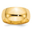 8.0mm 10K Yellow Gold Comfort Fit Wedding Band - Sophia Jewelers