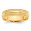 6.0mm 10K Yellow Gold Comfort Fit Wedding Band - Sophia Jewelers