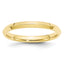 2.5mm 10K Yellow Gold Knife Edge Comfort Fit Wedding Band - Sophia Jewelers