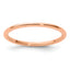 1.2mm 10K Rose Gold Stackable Band - Sophia Jewelers