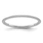 1.2mm 10K White Gold Stackable Band - Sophia Jewelers