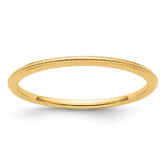 1.2mm 10K Yellow Gold Stackable Band - Sophia Jewelers